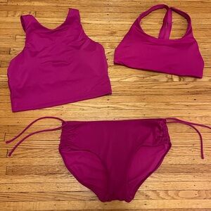 Athleta 3 piece Swimsuit